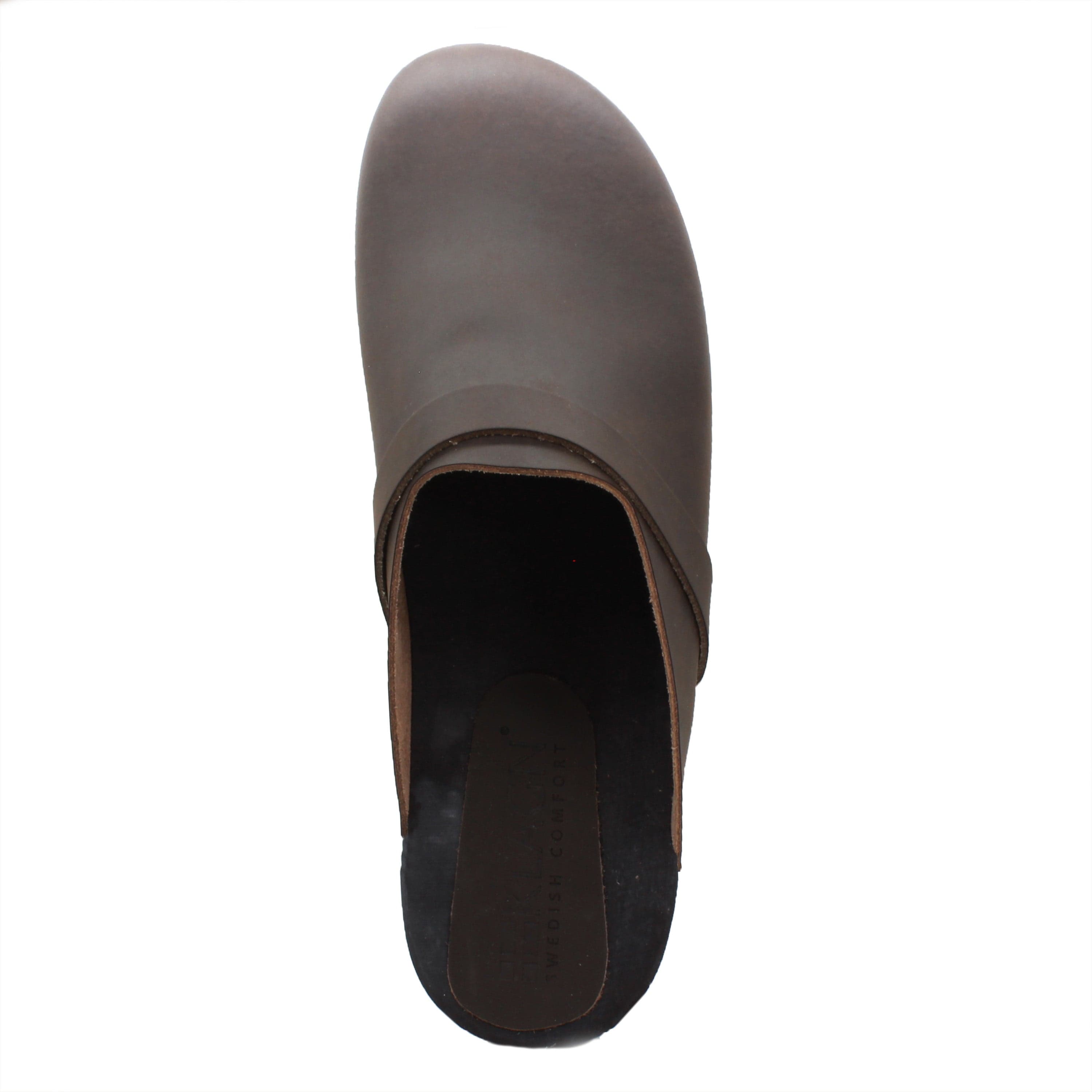 Men's Axel Leather Open Back Wooden Clogs – BJORK Swedish Comfort