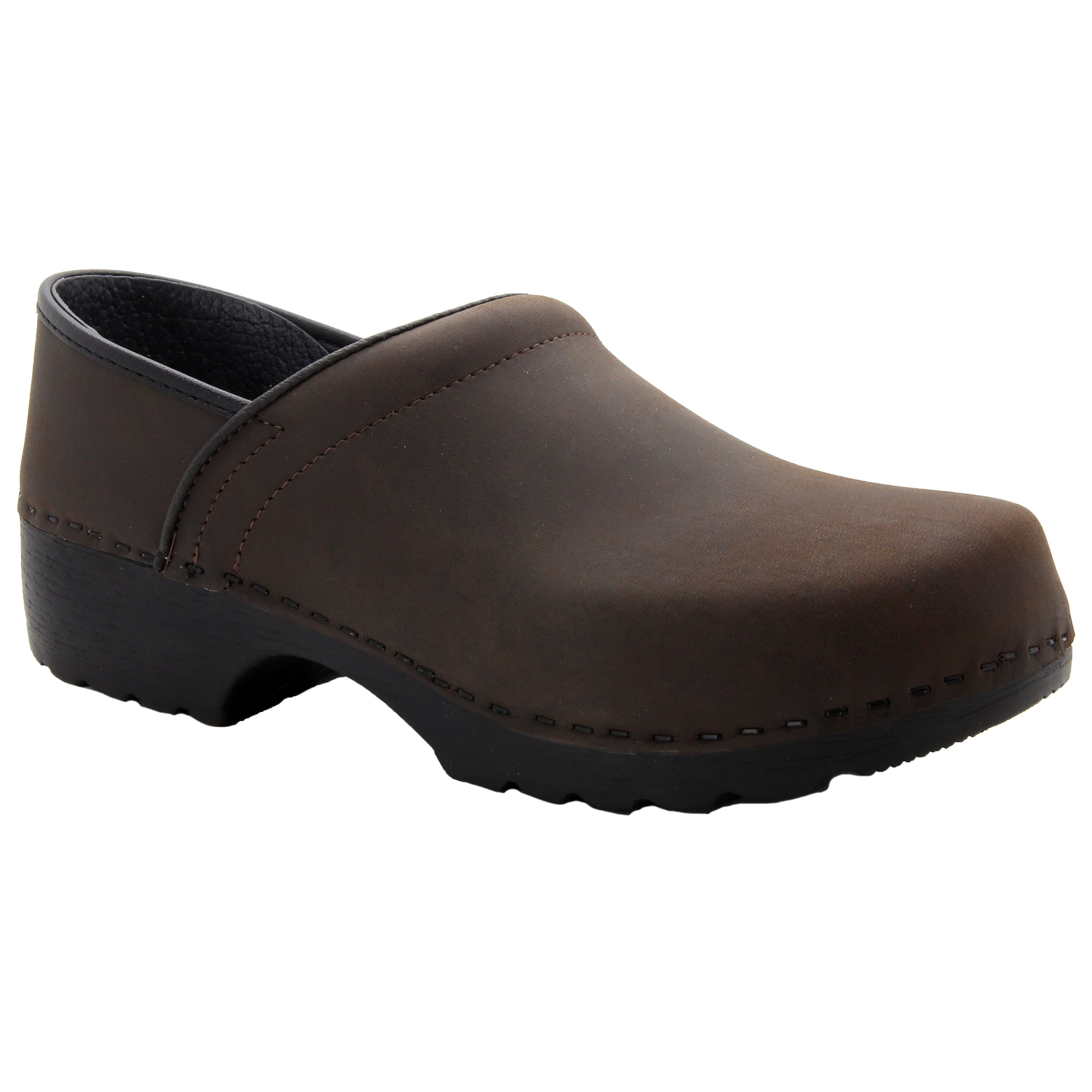 Bjork Mens Swedish Professional Oiled Leather Clogs Bjork Swedish Comfort 7295