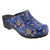 Starry Open Back Leather Clogs