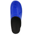 Elly Open Back Blue Patent Leather Clogs
