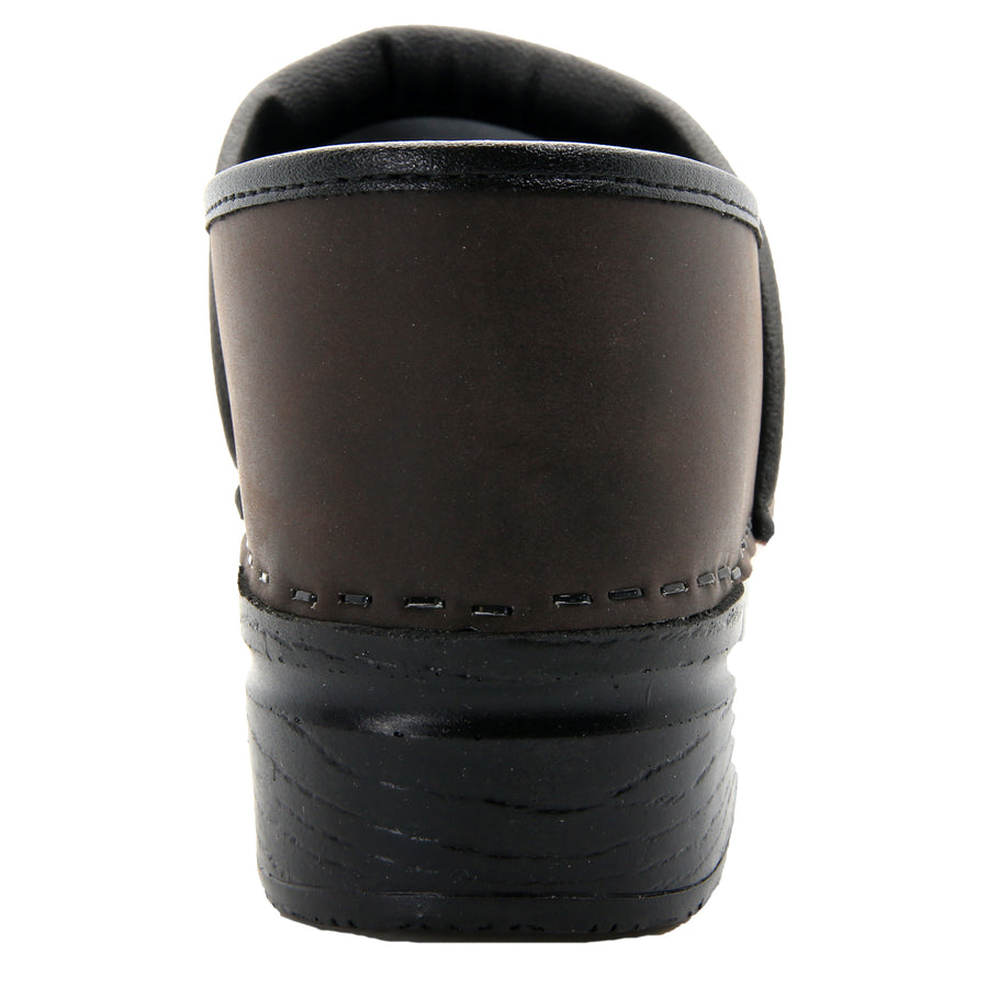 Sanita Men's Professional PU Leather Clogs 41 Black