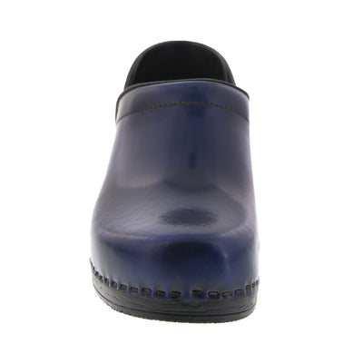 PROFESSIONAL Men's Navy Cabrio Leather Clogs