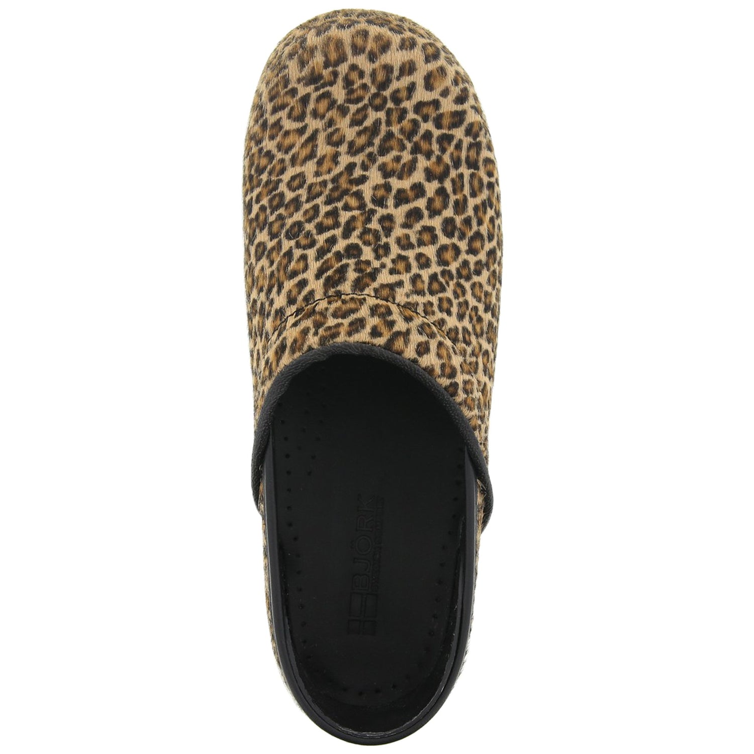 Leopard Work Clogs PROFESSIONAL Safari Collection Leather Clogs in Leopard – BJORK Swedish ...