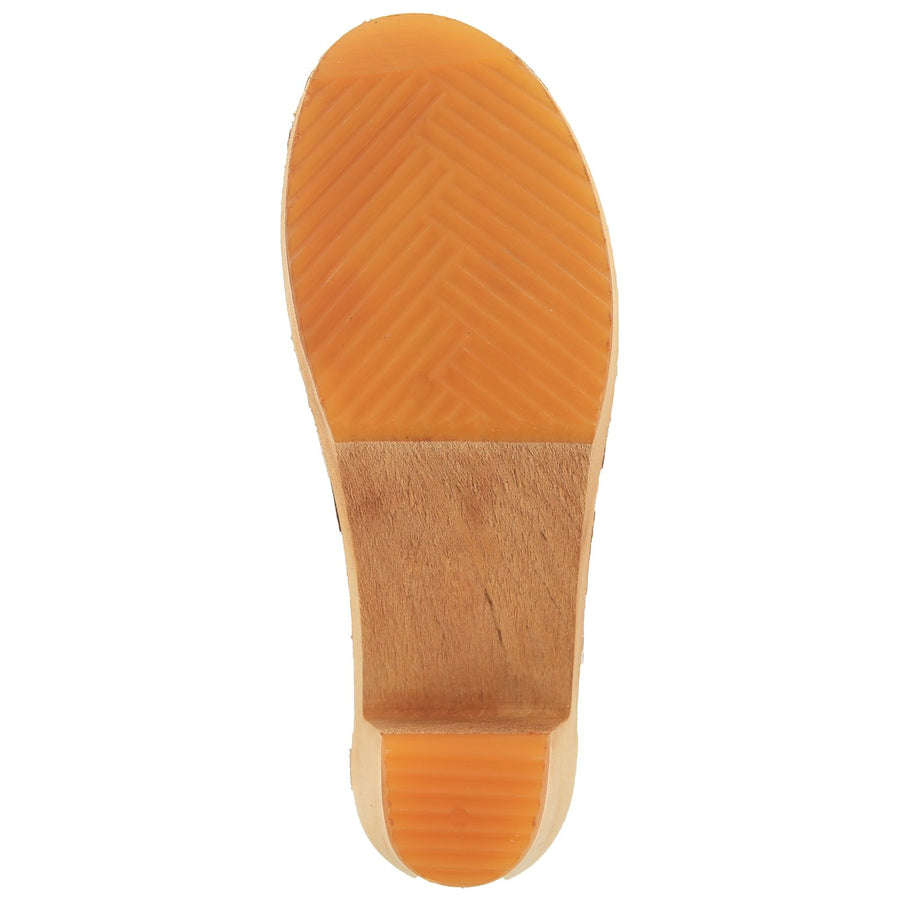 MARGARETA Swedish Wood Clog Sandals
