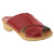 BJORK Shop BJORK EEVI Criss-Cross Wood Clog Sandals in Patent Leather